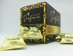 Caffè Sinfonia<br>Miscela Melodia<br>100% Arabica • Capsule 50pz