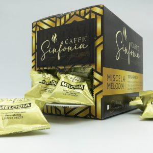 Caffè Sinfonia<br>Miscela Melodia<br>100% Arabica • Capsule 50pz