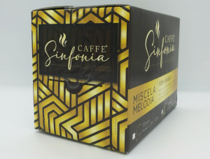 Caffè Sinfonia<br>Miscela Melodia<br>100% Arabica • Capsule 50pz