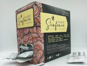 Caffè Sinfonia<br>Miscela Armonia<br>60% Arabica 40% Robusta • Cialde 150pz